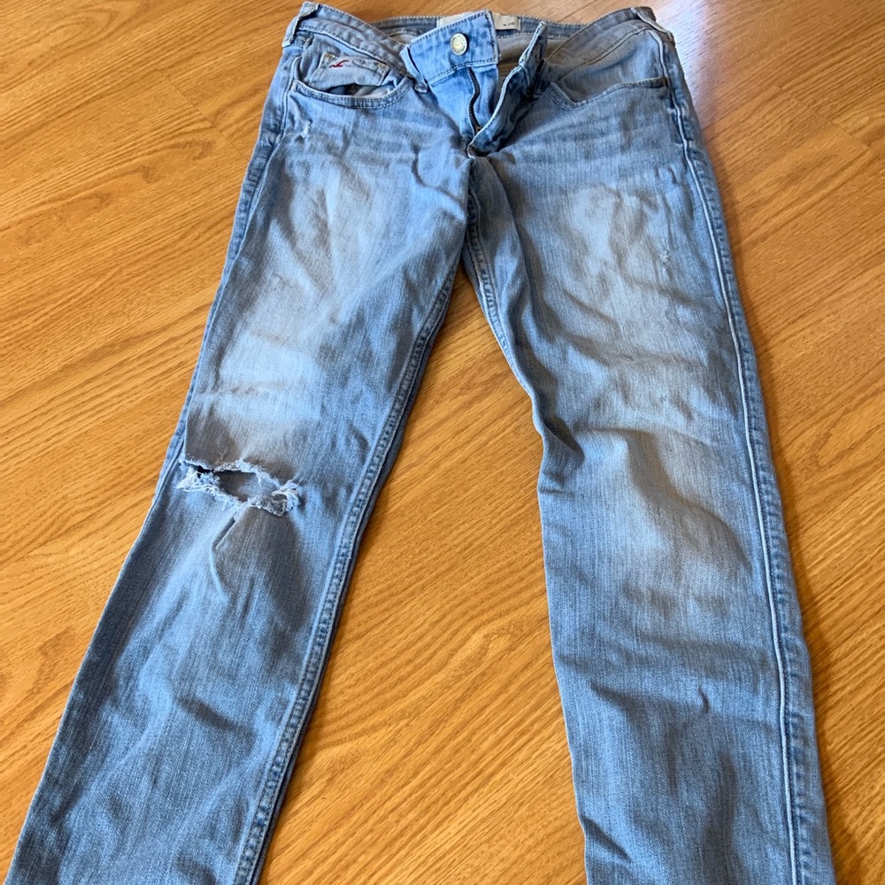 Straight leg jeans